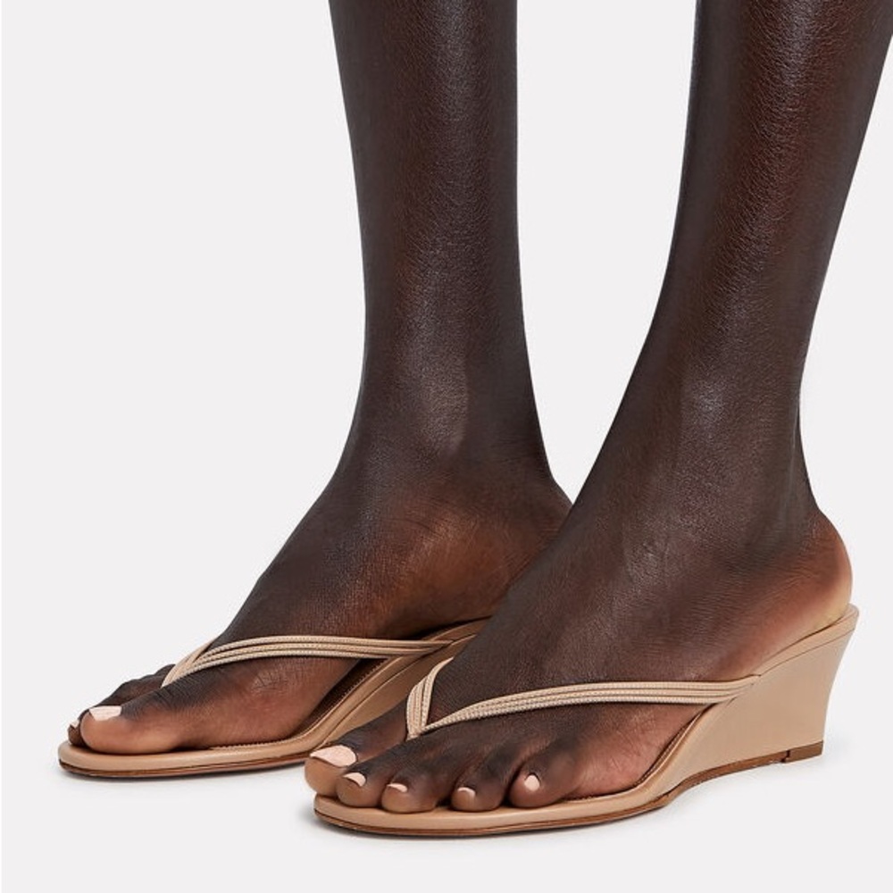 Brand new AQUAZZURA pedi wedge sandal